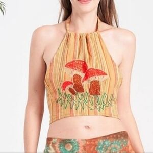Kathmandu Imports Mushroom Halter Top